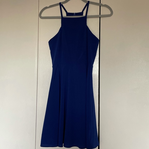 Lulu’s Royal Blue Dress - Picture 3 of 7